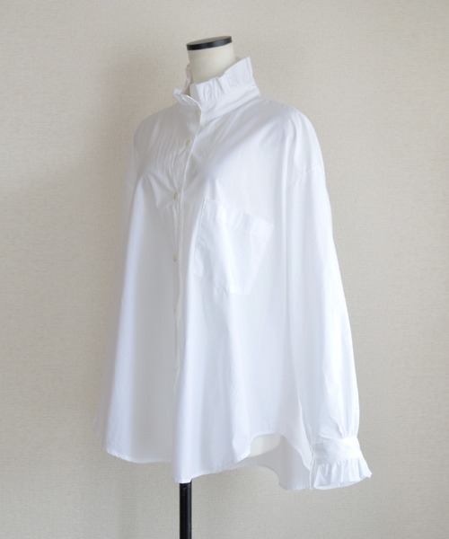 Marient（マリエント）の「フリルスタンドシャツ/ブラウス（シャツ/ブラウス・レディース・ホワイト・FREE）」の18枚目の写真