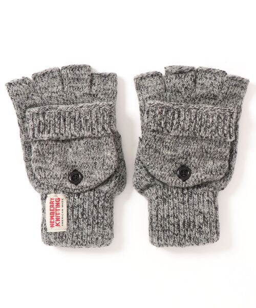 NEWBERRY KNITTING（ニューベリーニッティング）の「Convertible Glove（手袋・レディース・チャコール/オートミール/ダークオリーブ/ダークネイビー・L/M）」の2枚目の写真