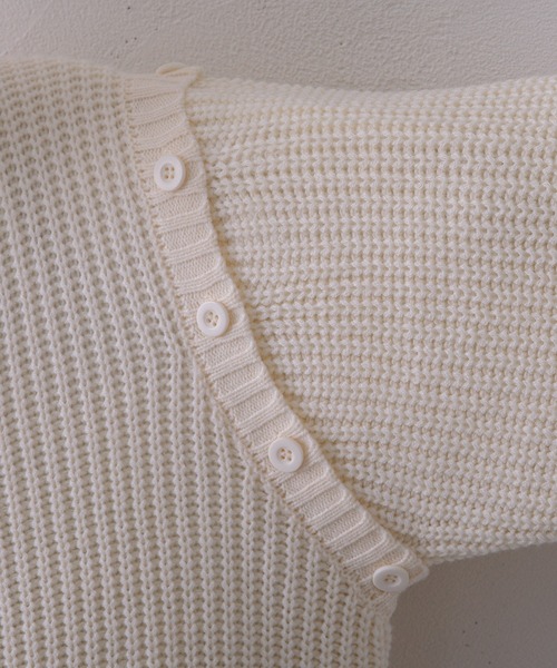 Adoon plain（アドーンプレーン）の「【Adoon plain】2wayニット（ニット/セーター・メンズ・ライトブルー/ブラック/オフホワイト/グリーン/マスタード・MEDIUM/LARGE）」の19枚目の写真