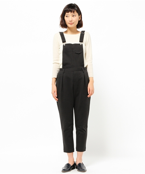 OUTLET（アウトレット）の「【Discoat Petit】TCポンチサロペット（サロペット/オーバーオール・レディース・カーキ/グレー/ブラック・FREE）」の6枚目の写真