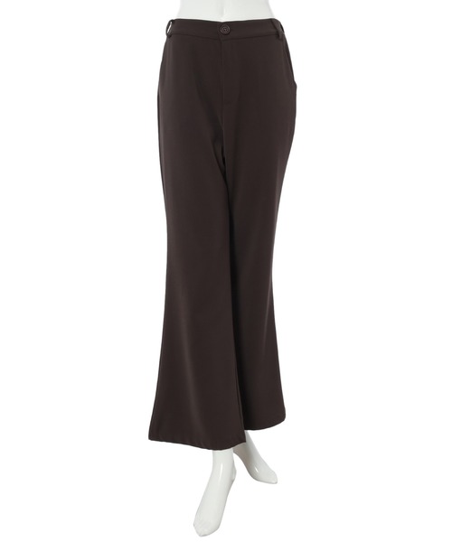 fifth calin（フィフスカラン）の「セミフレアスラックス（スラックス・レディース・ブラック/ダークブラウン・MEDIUM）」の12枚目の写真