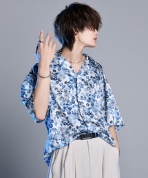 ADRER | 【ADRER】 extra quality polysatin open collar shirt/エクストラオリティーポリサテンオープンカラーシャツ(シャツ/ブラウス)