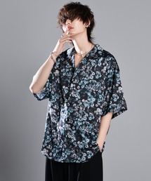 ADRER | 【ADRER】 extra quality polysatin open collar shirt/エクストラオリティーポリサテンオープンカラーシャツ(シャツ/ブラウス)