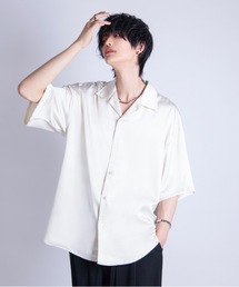 ADRER | ADRER extra quality polysatin open color shirt/エキストラクオリティーポリサテンオープンカラーシャツ(シャツ/ブラウス)