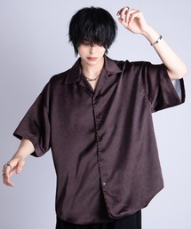 ADRER | ADRER extra quality polysatin open color shirt/エキストラクオリティーポリサテンオープンカラーシャツ(シャツ/ブラウス)