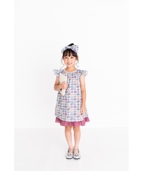 nino（ニノ）の「ねこガーデンポシェット（ショルダーバッグ・キッズ・パープル/イエロー・M）」の7枚目の写真