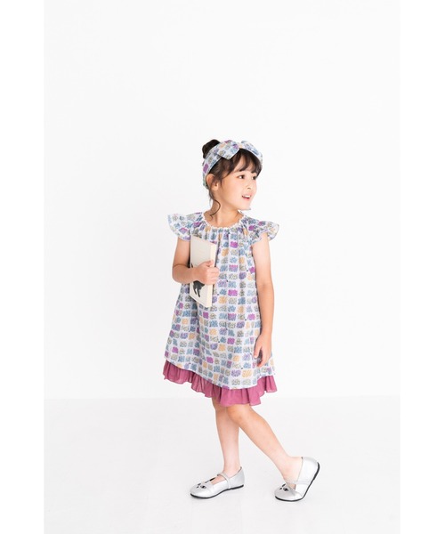 nino（ニノ）の「ねこガーデンポシェット（ショルダーバッグ・キッズ・パープル/イエロー・M）」の8枚目の写真