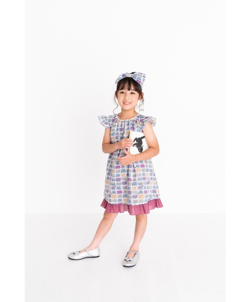 nino（ニノ）の「ねこガーデンポシェット（ショルダーバッグ・キッズ・パープル/イエロー・M）」の10枚目の写真
