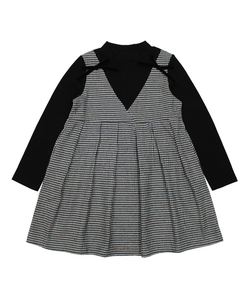 Bee des Bee（ビーデスビー）の「ドッキングワンピース（ワンピース・キッズ・ブラック/ベージュ/チャコール・130cm/140cm/150cm/110cm/100cm/120cm）」の11枚目の写真