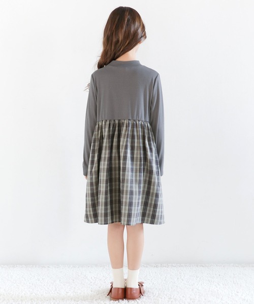 Bee des Bee（ビーデスビー）の「ドッキングワンピース（ワンピース・キッズ・ブラック/ベージュ/チャコール・130cm/140cm/150cm/110cm/100cm/120cm）」の17枚目の写真