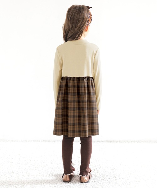 Bee des Bee（ビーデスビー）の「ドッキングワンピース（ワンピース・キッズ・ブラック/ベージュ/チャコール・130cm/140cm/150cm/110cm/100cm/120cm）」の20枚目の写真