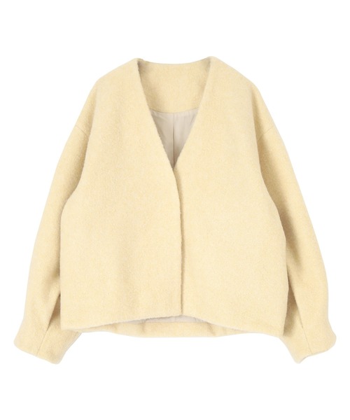 titivate（ティティベイト）の「ﾎﾞﾘｭｰﾑｽﾘｰﾌﾞｺﾝﾊﾟｸﾄﾌﾞﾙｿﾞﾝ（ブルゾン・レディース・アイボリー/イエロー/ライトグリーン・S/M）」の6枚目の写真