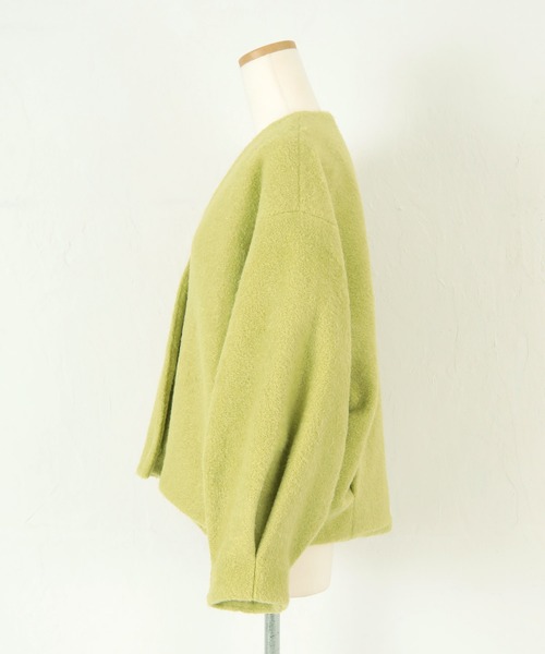 titivate（ティティベイト）の「ﾎﾞﾘｭｰﾑｽﾘｰﾌﾞｺﾝﾊﾟｸﾄﾌﾞﾙｿﾞﾝ（ブルゾン・レディース・アイボリー/イエロー/ライトグリーン・S/M）」の17枚目の写真