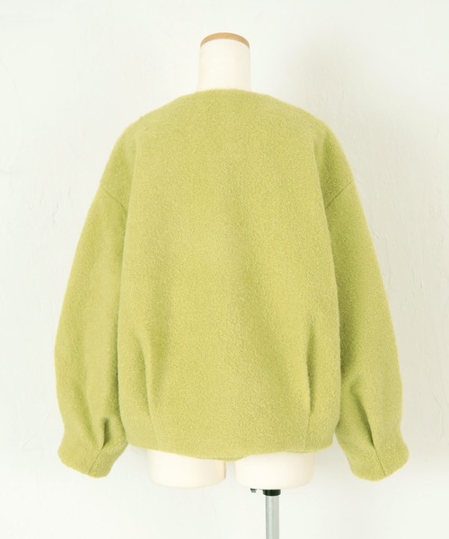 titivate（ティティベイト）の「ﾎﾞﾘｭｰﾑｽﾘｰﾌﾞｺﾝﾊﾟｸﾄﾌﾞﾙｿﾞﾝ（ブルゾン・レディース・アイボリー/イエロー/ライトグリーン・S/M）」の18枚目の写真