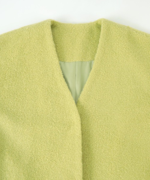 titivate（ティティベイト）の「ﾎﾞﾘｭｰﾑｽﾘｰﾌﾞｺﾝﾊﾟｸﾄﾌﾞﾙｿﾞﾝ（ブルゾン・レディース・アイボリー/イエロー/ライトグリーン・S/M）」の19枚目の写真