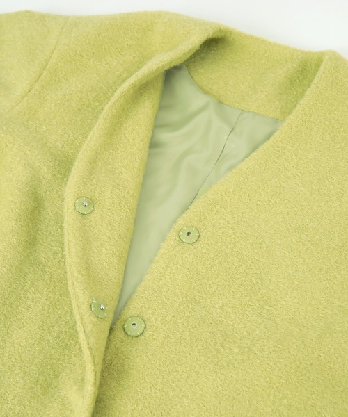 titivate（ティティベイト）の「ﾎﾞﾘｭｰﾑｽﾘｰﾌﾞｺﾝﾊﾟｸﾄﾌﾞﾙｿﾞﾝ（ブルゾン・レディース・アイボリー/イエロー/ライトグリーン・S/M）」の21枚目の写真