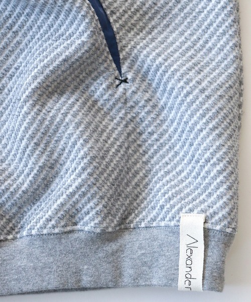 AlexanderLeeChang（アレキサンダーリーチャン）の「AlexanderLeeChang アレキサンダーリーチャン / BIG TWILL CREW ビッグシルエットツイルクルーネックスウェット セットアップトレーナー / AC012201（スウェット・メンズ・チャコール/グレー/グリーン・3/2）」の7枚目の写真