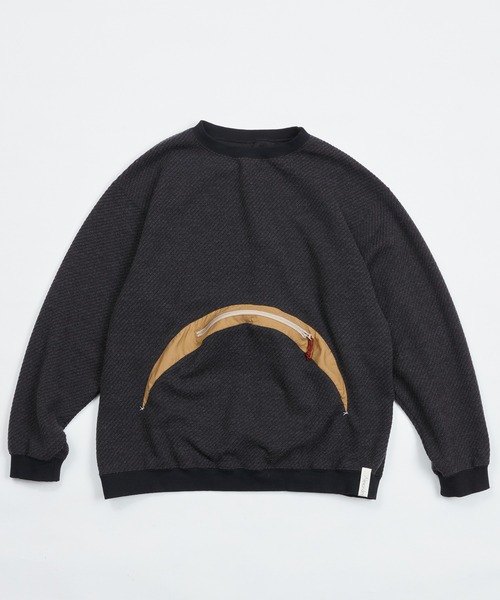 AlexanderLeeChang（アレキサンダーリーチャン）の「AlexanderLeeChang アレキサンダーリーチャン / BIG TWILL CREW ビッグシルエットツイルクルーネックスウェット セットアップトレーナー / AC012201（スウェット・メンズ・チャコール/グレー/グリーン・3/2）」の15枚目の写真