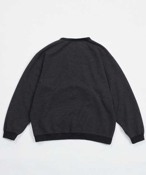 AlexanderLeeChang（アレキサンダーリーチャン）の「AlexanderLeeChang アレキサンダーリーチャン / BIG TWILL CREW ビッグシルエットツイルクルーネックスウェット セットアップトレーナー / AC012201（スウェット・メンズ・チャコール/グレー/グリーン・3/2）」の16枚目の写真