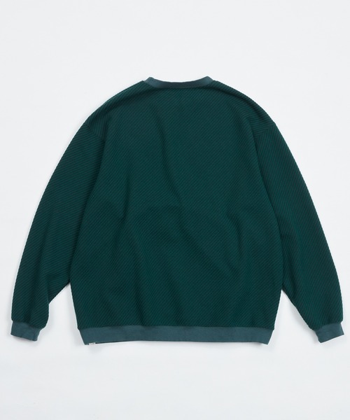 AlexanderLeeChang（アレキサンダーリーチャン）の「AlexanderLeeChang アレキサンダーリーチャン / BIG TWILL CREW ビッグシルエットツイルクルーネックスウェット セットアップトレーナー / AC012201（スウェット・メンズ・チャコール/グレー/グリーン・3/2）」の19枚目の写真