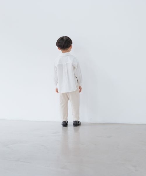 LOWRYS FARM（ローリーズファーム）の「ワイヤーカラーシャツＬＳ　264888（シャツ/ブラウス・キッズ・オフホワイト/ブルー/グレー・120cm/140cm/110cm/130cm/150cm）」の10枚目の写真