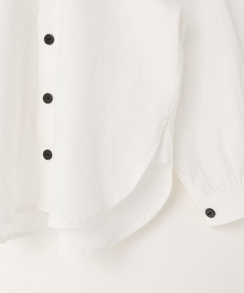 LOWRYS FARM（ローリーズファーム）の「ワイヤーカラーシャツＬＳ　264888（シャツ/ブラウス・キッズ・オフホワイト/ブルー/グレー・120cm/140cm/110cm/130cm/150cm）」の9枚目の写真