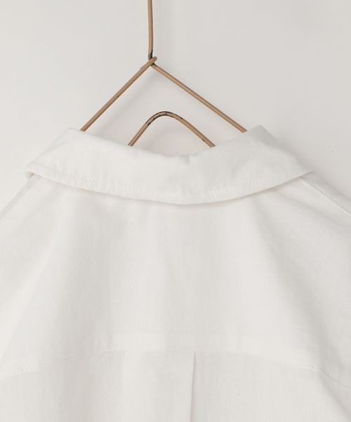 LOWRYS FARM（ローリーズファーム）の「ワイヤーカラーシャツＬＳ　264888（シャツ/ブラウス・キッズ・オフホワイト/ブルー/グレー・120cm/140cm/110cm/130cm/150cm）」の12枚目の写真