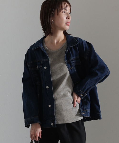 ElegChic（エレグシック）の「ワッフルタンクトップ（タンクトップ・レディース・ホワイト/ブラック/ネイビー/カーキ/杢グレー・3L/M/L/4L/XL）」の14枚目の写真
