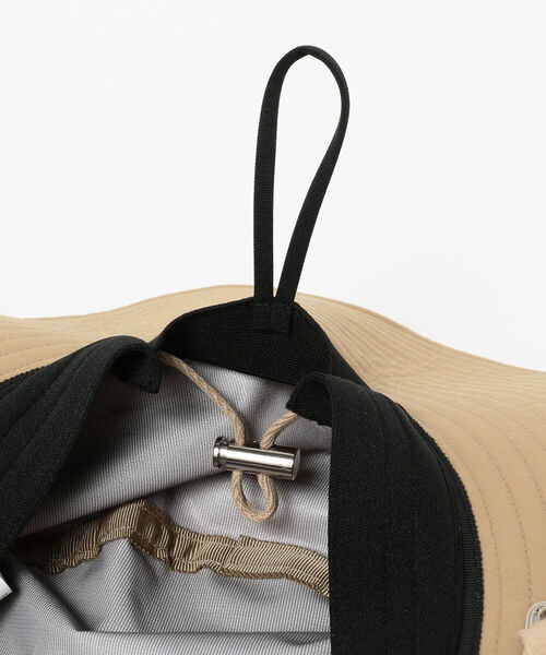 BEAMS（ビームス）の「HICOSAKA / 3Layer Ventilation Adventure Hat（ハット・メンズ・ブラック/ベージュ・ONE SIZE）」の6枚目の写真