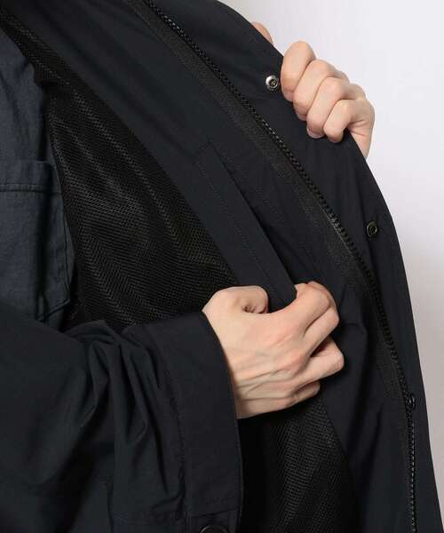 WILD THINGS（ワイルドシングス）の「WILD THINGS/ワイルドシングス　DICROS-RIP FIELD PARKA ディクロスリップフィールドパーカー（モッズコート・メンズ・ブラック/グレー・MEDIUM/LARGE）」の10枚目の写真