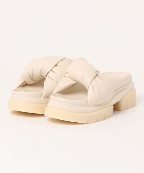 ASH（アッシュ）の「【SHILO】厚底ミュールサンダル（サンダル・レディース・ブラック/アイボリー・36/37/39/35/38）」の11枚目の写真