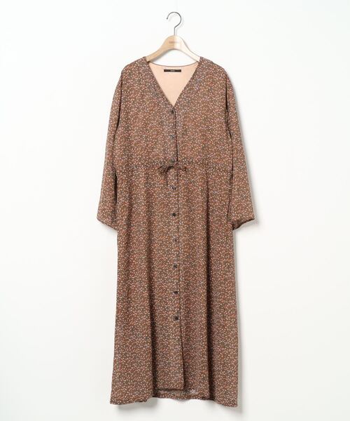 ブランド古着 花柄長袖ワンピース ワンピース Kastane カスタネ のファッション通販 Zozoused