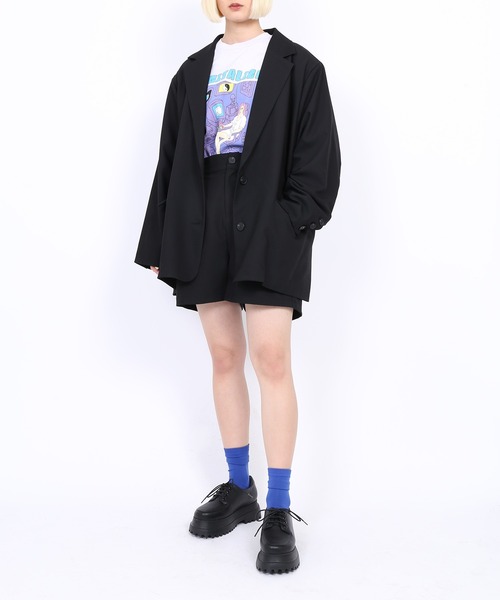 PUNYUS（プニュズ）の「プラットフォームレースアップシューズ（ドレスシューズ・レディース・ブラック・4/3/2/1）」の4枚目の写真