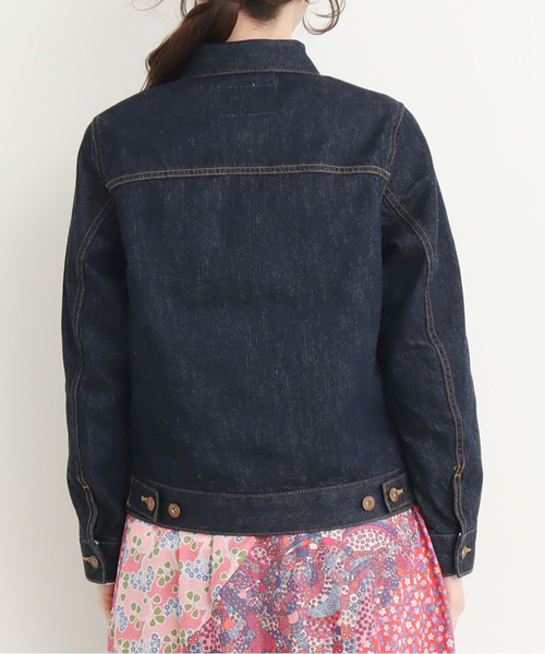 My Fav. CHILD WOMAN（マイファブチャイルドウーマン）の「11.75ozセルビッチデニム Ｇジャン（デニムジャケット・レディース・ネイビー・40/38）」の17枚目の写真