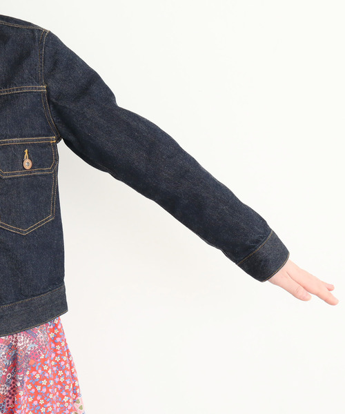 My Fav. CHILD WOMAN（マイファブチャイルドウーマン）の「11.75ozセルビッチデニム Ｇジャン（デニムジャケット・レディース・ネイビー・40/38）」の14枚目の写真