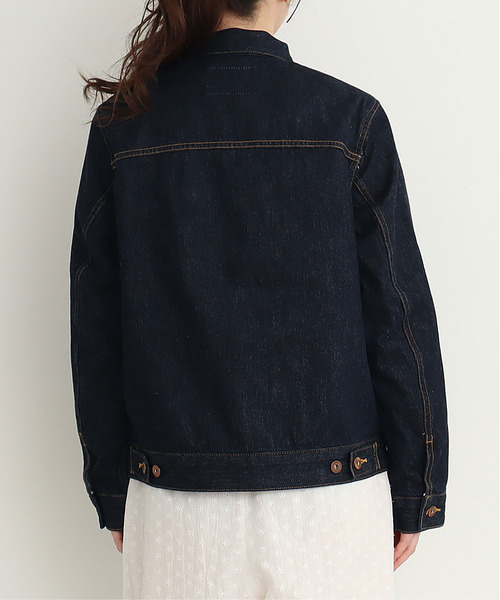 My Fav. CHILD WOMAN（マイファブチャイルドウーマン）の「11.75ozセルビッチデニム Ｇジャン（デニムジャケット・レディース・ネイビー・40/38）」の5枚目の写真