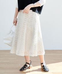 green label relaxing（グリーンレーベルリラクシング）の「【WEB限定】［ XS /H148-155㎝］コバナ レース マーメイド スカート（スカート）」