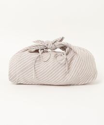 Letra | オリジナルバッグインバッグ　リネンミックス　ストライプ　ベージュ　ミディアム(かごバッグ)