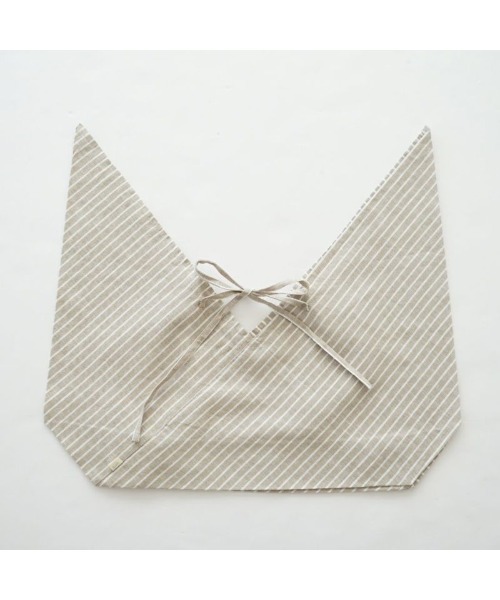 Letra(レトラ)の「オリジナルバッグインバッグ リネンミックス ストライプ ベージュ ミディアム(かごバッグ・レディース・ベージュ・MEDIUM)」の17枚目の写真