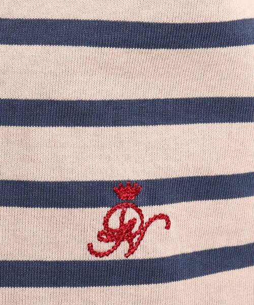 Dessin(デッサン)の「【洗える・日本製】切り替えボーダージャージ<M~L>(Tシャツ/カットソー・メンズ・カーキ系2/ブルー系2/ネイビー系2/チャコール/ネイビー系7・02/03)」の12枚目の写真