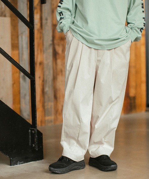 RAGEBLUE（レイジブルー）の「2タックバルーン/カラーワイドパンツ2（チノパンツ・メンズ・ホワイト/ブラック/ブルー/グリーン・SMALL/MEDIUM/LARGE）」の9枚目の写真