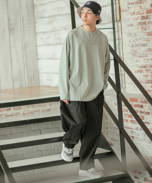 RAGEBLUE（レイジブルー）の「2タックバルーン/カラーワイドパンツ2（チノパンツ・メンズ・ホワイト/ブラック/ブルー/グリーン・SMALL/MEDIUM/LARGE）」の10枚目の写真