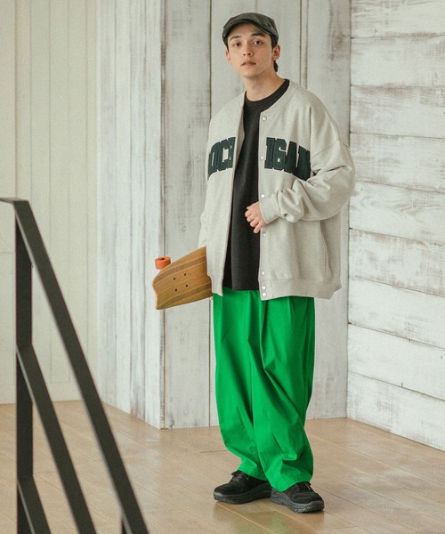 RAGEBLUE（レイジブルー）の「2タックバルーン/カラーワイドパンツ2（チノパンツ・メンズ・ホワイト/ブラック/ブルー/グリーン・SMALL/MEDIUM/LARGE）」の12枚目の写真