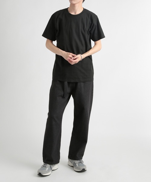 Naptime フォトプリントプルオーバーカットソー BLACK M 新品未使用 セール】[UNISEX][半袖ver]ストリートオーバーフィットスプレー