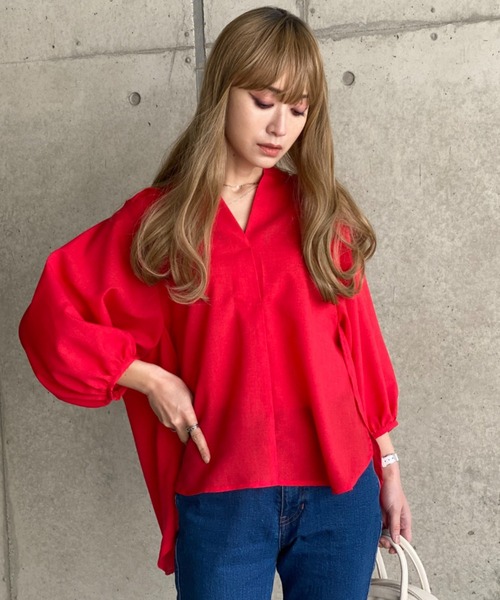 deux amour(ドゥーザムール)の「ビタミンカラートップス(その他トップス・レディース・レッド/ブルー/グリーン・MEDIUM)」の3枚目の写真