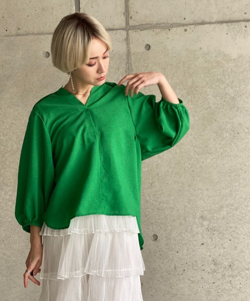 deux amour(ドゥーザムール)の「ビタミンカラートップス(その他トップス・レディース・レッド/ブルー/グリーン・MEDIUM)」の12枚目の写真