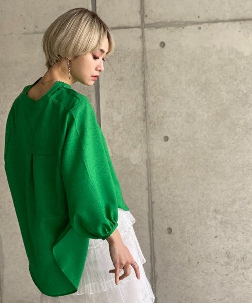 deux amour(ドゥーザムール)の「ビタミンカラートップス(その他トップス・レディース・レッド/ブルー/グリーン・MEDIUM)」の5枚目の写真