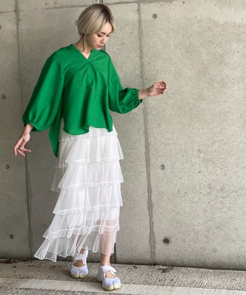 deux amour(ドゥーザムール)の「ビタミンカラートップス(その他トップス・レディース・レッド/ブルー/グリーン・MEDIUM)」の13枚目の写真