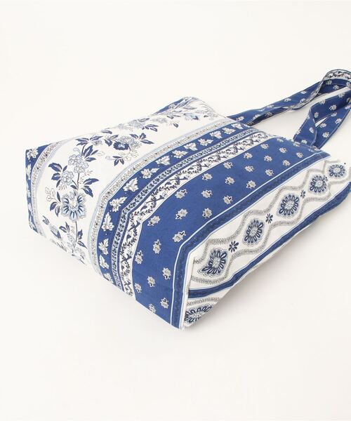 欧州航路（オウシュウコウロ）の「【欧州航路】プロバンスファブトート（トートバッグ・レディース・パープル/ブルー/ホワイト×レッド/ホワイト×グリーン/ホワイト×ネイビー・FREE）」の10枚目の写真