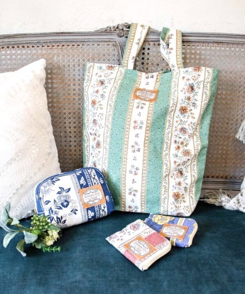 欧州航路（オウシュウコウロ）の「【欧州航路】プロバンスファブトート（トートバッグ・レディース・パープル/ブルー/ホワイト×レッド/ホワイト×グリーン/ホワイト×ネイビー・FREE）」の16枚目の写真